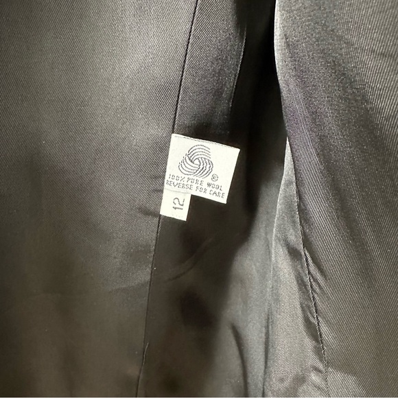 100% Wool Vintage Blazer Sz L - Picture 6 of 7